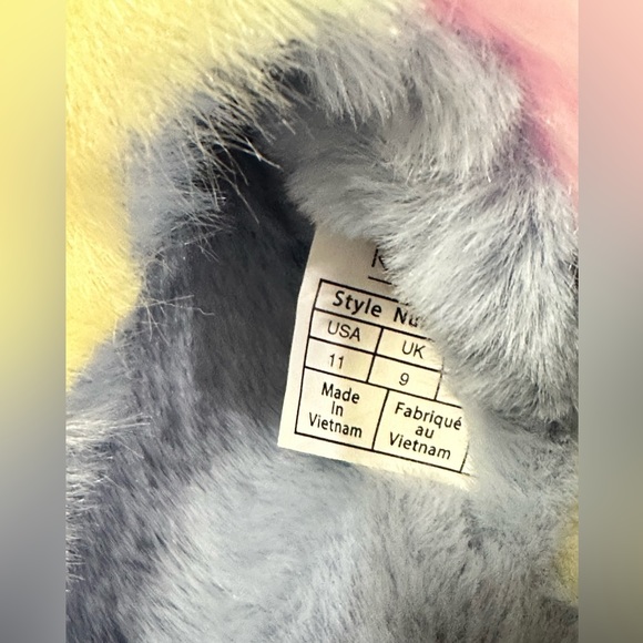 Koolaburra by UGG Women’s Adjustable Slide Sandals Fuzz'd Out Pastel New W/O Box - Picture 10 of 10